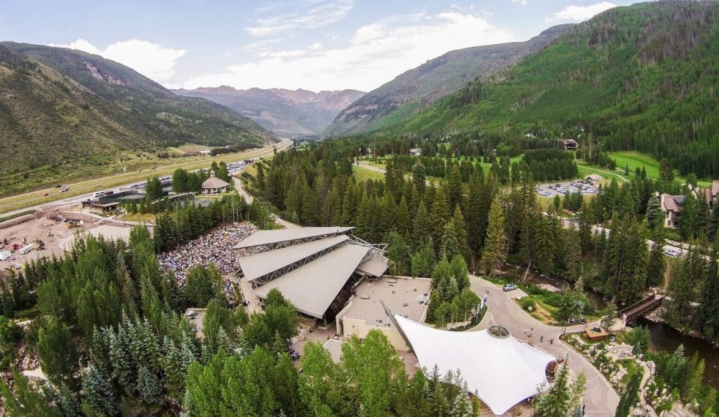 The Bravo! Vail Music Festival at the Gerald R. Ford Amphitheater in Vail, CO | Photo: Zach Mahone