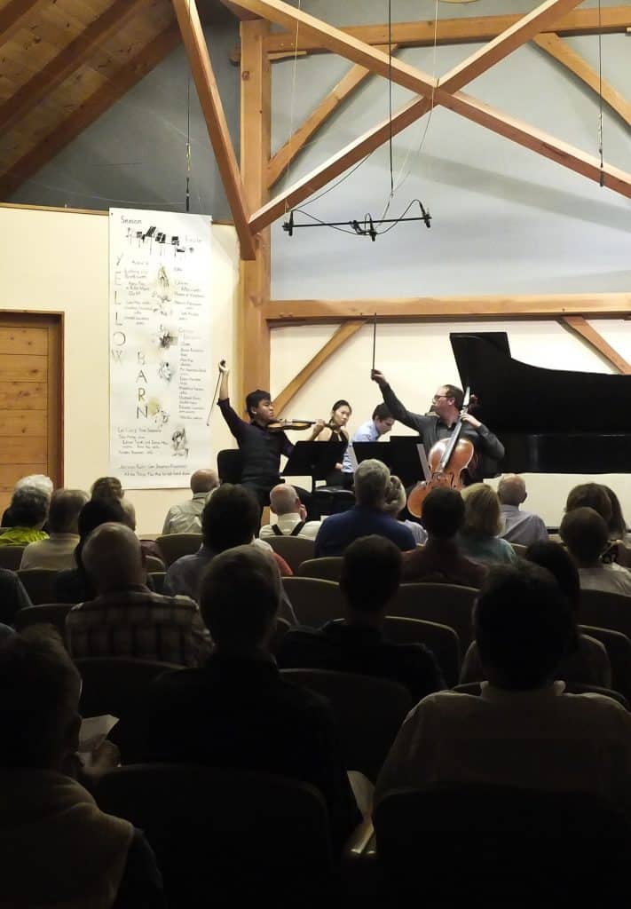 A Concert at Yellow Barn in Putney, VT | Photo: Zachary Stephens