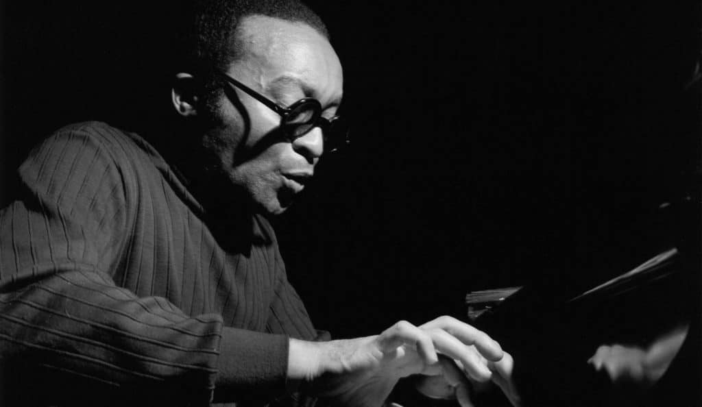 Cecil Taylor, at Van Gelder Studio during the Unit Structures recording session in 1966, around the time Archie Rand met him. // Photo: Francis Wolff © Blue Note